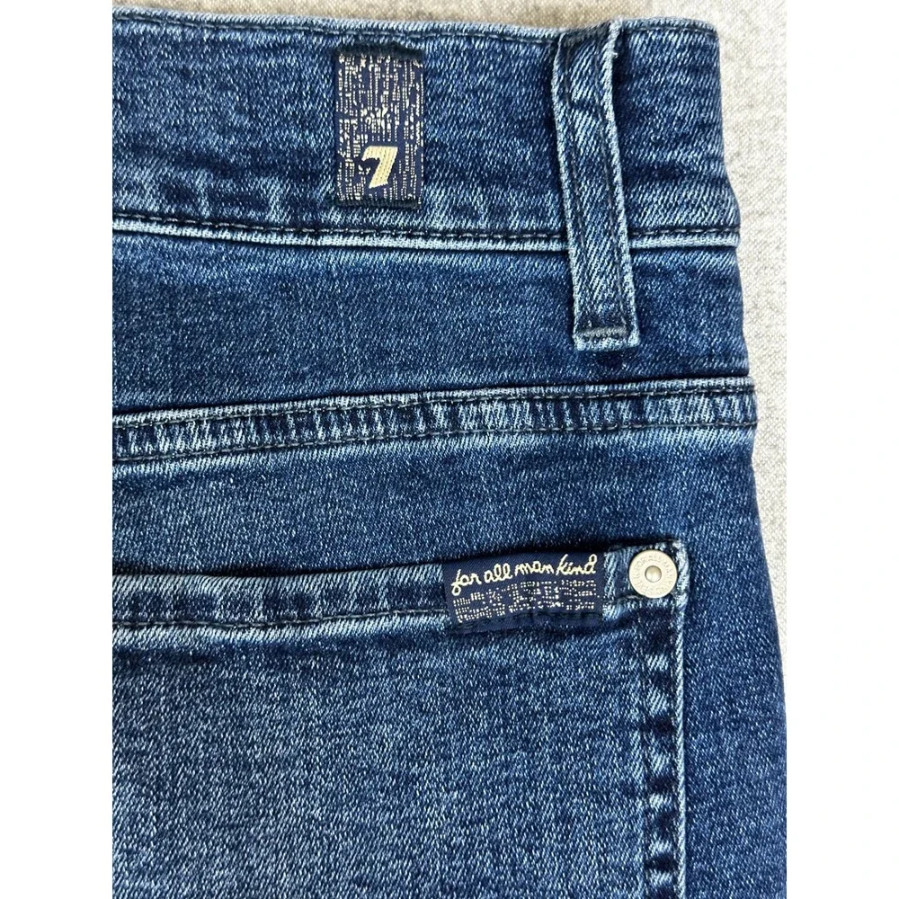 7 For All Mankind Paxtyn Jeans Mens 34x29 Blue Skinny Stretch Denim